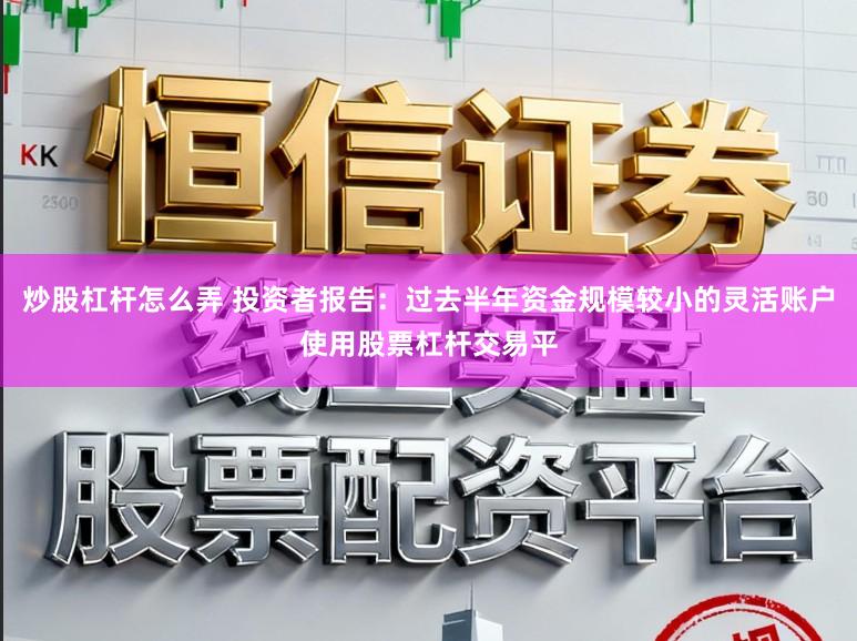 炒股杠杆怎么弄 投资者报告：过去半年资金规模较小的灵活账户使用股票杠杆交易平