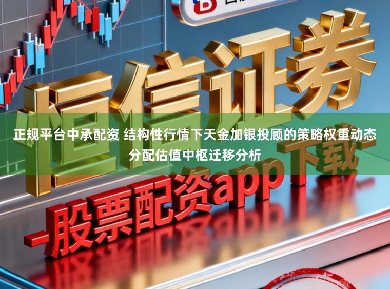 正规平台中承配资 结构性行情下天金加银投顾的策略权重动态分配估值中枢迁移分析