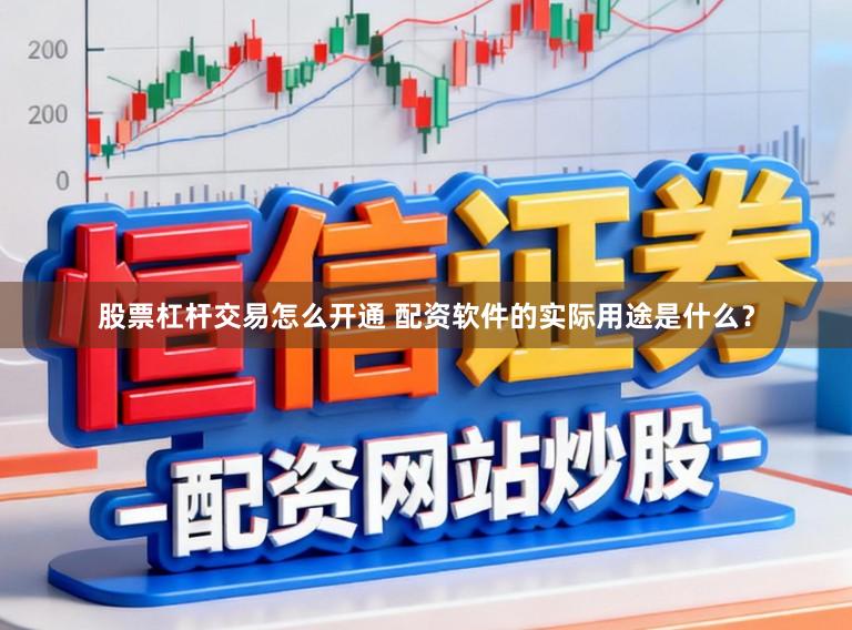 股票杠杆交易怎么开通 配资软件的实际用途是什么？